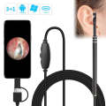 i96 3 in 1 USB Ear Scope Inspection HD 0.3MP Camera Visual Ear Spoon for OTG Android Phones & PC ...