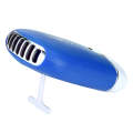 Portable Mini USB Charging Air Conditioner Refrigerating Handheld Small Fan (Blue)