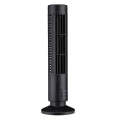 Tower Type USB Electric Fan Leafless Air-conditioning Fan(Black)
