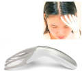 Mini Portable Multifunctional Head Massager Massage Comb, Battery Powered (Gold)