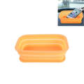 Rectangle Shape Style Scalable Silicone Storage Box For Vehicle And House(Orange)