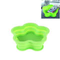 Flower Shape Style Scalable Silicone Storage Box For Vehicle And House(Green)