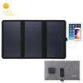 HAWEEL 21W Ultrathin 3-Fold Foldable 5V / 3A Solar Panel Charger with Dual USB Ports, Support QC3...