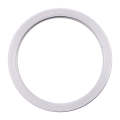 2 PCS Rear Camera Glass Lens Metal Protector Hoop Ring for iPhone 11(Silver)