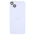 Glass Battery Back Cover with Holder for iPhone 14 Plus(Purple)