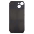For iPhone 15 Glass Battery Back Cover(Black)