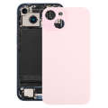 For iPhone 15 Glass Battery Back Cover(Pink)