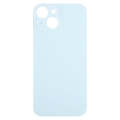 For iPhone 15 Glass Battery Back Cover(Blue)