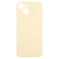 For iPhone 15 Glass Battery Back Cover(Yellow)