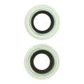 For iPhone 15 / 15 Plus 1set Camera Lens Cover (Green)