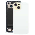 For iPhone 15 Plus Glass Battery Back Cover with Camera Lens Cover(Yellow)