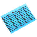 For iPhone 15 Pro 100pcs/set LCD Bottom Black Adhesive Sticker(01)