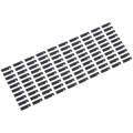 For iPhone 15 Pro Max 100pcs/set LCD Side Black Adhesive Sticker(03)
