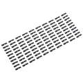 For iPhone 15 Pro Max 100pcs/set LCD Side Black Adhesive Sticker(04)