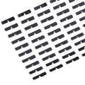 For iPhone 15 Pro Max 100pcs/set LCD Side Black Adhesive Sticker(04)