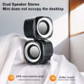 A1 Standard Version USB Wire-controlled Mini High Volume Wired Speaker, Cable Length: 1.1m(Black)