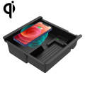 Multi-function Car Wireless Charger Rack Storage Box for Toyota Tacoma 2016-2021, Left Driving(Bl...