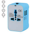 Portable Multi-function Dual USB Ports Global Universal Travel Wall Charger Power Socket, For iPa...