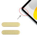 1 Pair Power Control Button For iPad 2022 10.9 inch A2696 A2757 (Yellow)