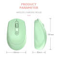 M107 4-buttons 1600 DPI Dual Mode 2.4GHz + Bluetooth 5.1 Wireless Rechargeable Mouse (Blue)