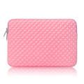 Diamond Texture Laptop Liner Bag, Size: 14-15.4 inch (Pink)