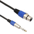 30cm XLR 3-Pin Female to 1/4 inch (6.35mm) Male Plug Stereo TRS Microphone Audio Cord Cable