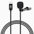 YICHUANG YC-LM10 USB-C / Type-C Intelligent Noise Reduction Condenser Lavalier Microphone, Cable ...