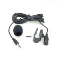 ZJ025MR Stick-on Clip-on Lavalier 3.5mm Jack Mono Microphone for Car GPS / Bluetooth Enabled Audi...