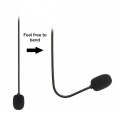 ZJ033MR-03 17cm Mono 3.5mm Angle Head Plug Gaming Headset Sound Card Live Microphone
