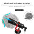 MM1 Live Recording Interview Intelligent Noise Reduction Condenser Microphone for Mobile Phone / ...