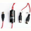 WERSI UM-18 USB MIDI Cable MidiPort Midi Cable Electric Piano Electronic Drum Music Editing Line,...