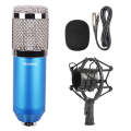 BM-800 3.5mm Studio Recording Wired Condenser Sound Microphone with Shock Mount, Compatible with ...