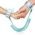 Happywalk Kids Safety Anti Lost Wrist Link Traction Rope with Induction Lock, Length: 2m(Mint Green)