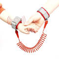 Happywalk Kids Safety Anti Lost Wrist Link Traction Rope with Induction Lock, Length: 2m(Red)