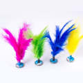 5 PCS Turkey Feather Kick Shuttlecock Foot Exercise Toy, Random Color Delivery