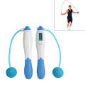 Digital Professional Counting Jump Rope Sports Ball Counter Skipping Rope (Blue)