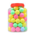 60 PCS Colored Barrel Table Tennis for Entertainment / Drawing / Decoration