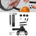 Manual Mini Portable Bicycle Aluminum Alloy Pump+ Glue-free Tire Patch + Fish-shaped Tire Lever (...