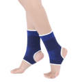 2 PCS Elastic Sports Ankle Support Guards, Size: 19 x 8cm (Royal Blue)