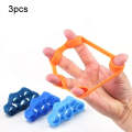 3 PCS Silicone Spring Exerciser Finger Sport Fitness Hand Grippers Muscle Power Training Grip Exe...
