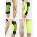 Outdoor Knee Leg Breathable Anti-collision Sports Protective Gear, Size: L(Fluorescent Green Light)