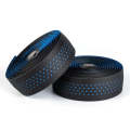 PROMEND GR-082 1 Pair Two-color Antiskid Bicycle Grips Tape (Black Blue)