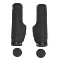 PROMEND GR-504 1 Pair TPR Ergonomic Ball Bicycle Grip Cover (Black Black)