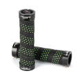PROMEND GR-515 1 Pair Shock-absorbing Anti-skid Mountain Bike Grips Cover (Black+green)