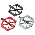 PROMEND PD-M52C 1 Pair Bicycle Aluminum Alloy + Carbon Fiber Tube Bearing Pedals (Red)