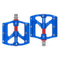 PROMEND PD-M88 1 Pair Mountain Bicycle Aluminum Alloy 3-Bearings Pedals (Blue)