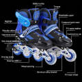 Oushen Adjustable Full Flash Children Single Four-wheel Roller Skates Skating Shoes Set, Size : M...