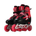 Oushen Adjustable Full Flash Children Single Four-wheel Roller Skates Skating Shoes Set, Size : L...