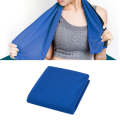 2 PCS Microfiber Fabric Gym Sports Towel Enduring Ice Towel, Size: 30*100cm(Dark Blue)