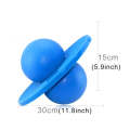 Bouncing Ball Explosion-proof Balance Outdoor Inflatable Exercise Jumping Balls Toys (Blue)
